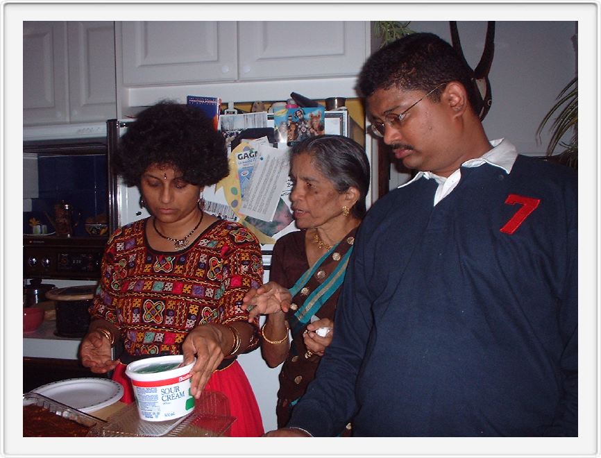 Veena, mom, Amar