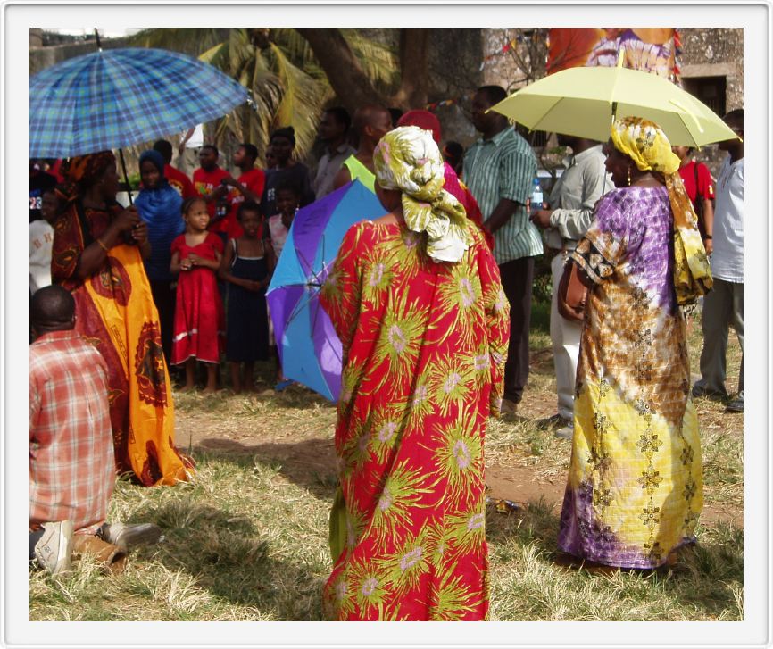 Umbrella dance at the festival inauguration