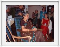 Veena's mom sings a song