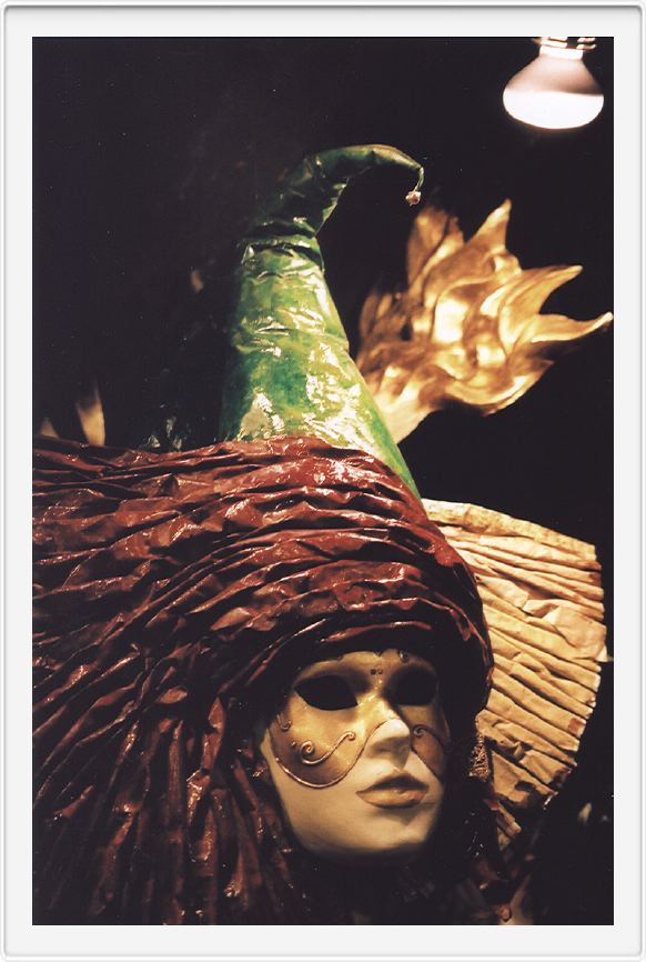The masks...