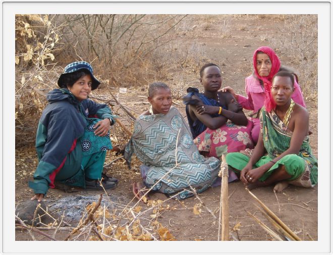 The women, Veena, her mother