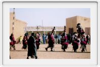 Masked dancers