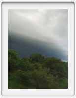 Storm clouds take over enroute home on the bus to Dar