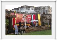 The festival venue - the Old Fort in Stone Town 