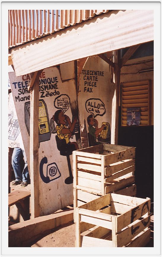 Phone booth, Burkina