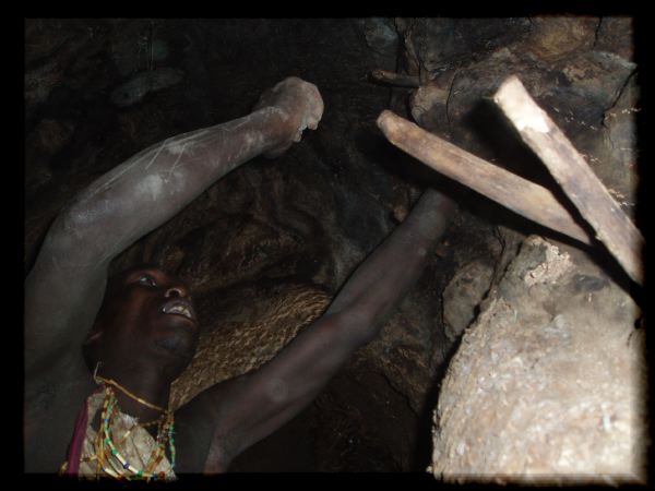 Inside the baobab